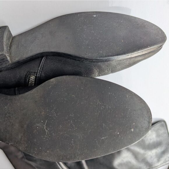 Michael Kors Black Nappa Leather Bromley Riding Tall Boot Us 7.5 - Picture 16 of 16